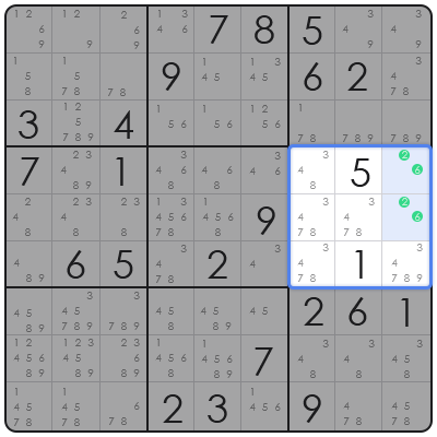 sudoku hidden pairs